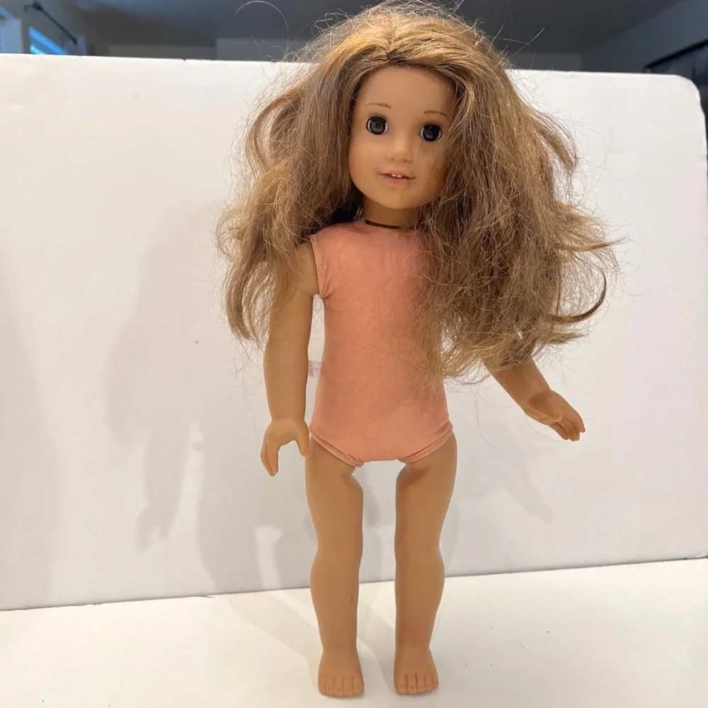American Girl Doll Pleasant Company Truly Me Straight Brown Hair Brown E…